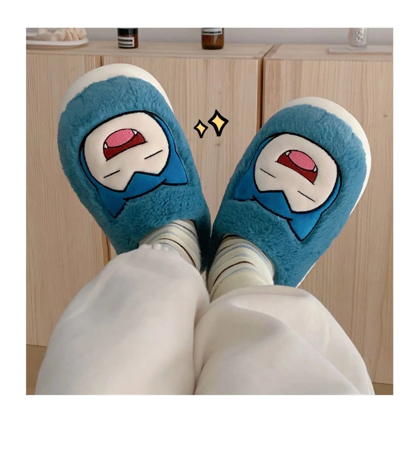 Cozy Pokémon Plush Slippers