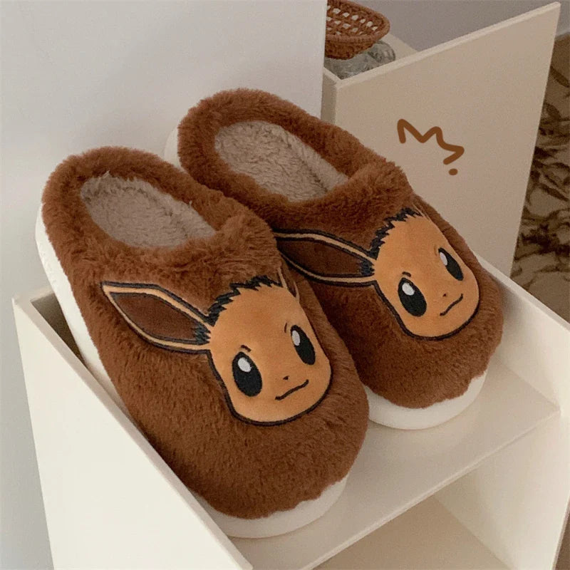 Cozy Pokémon Plush Slippers