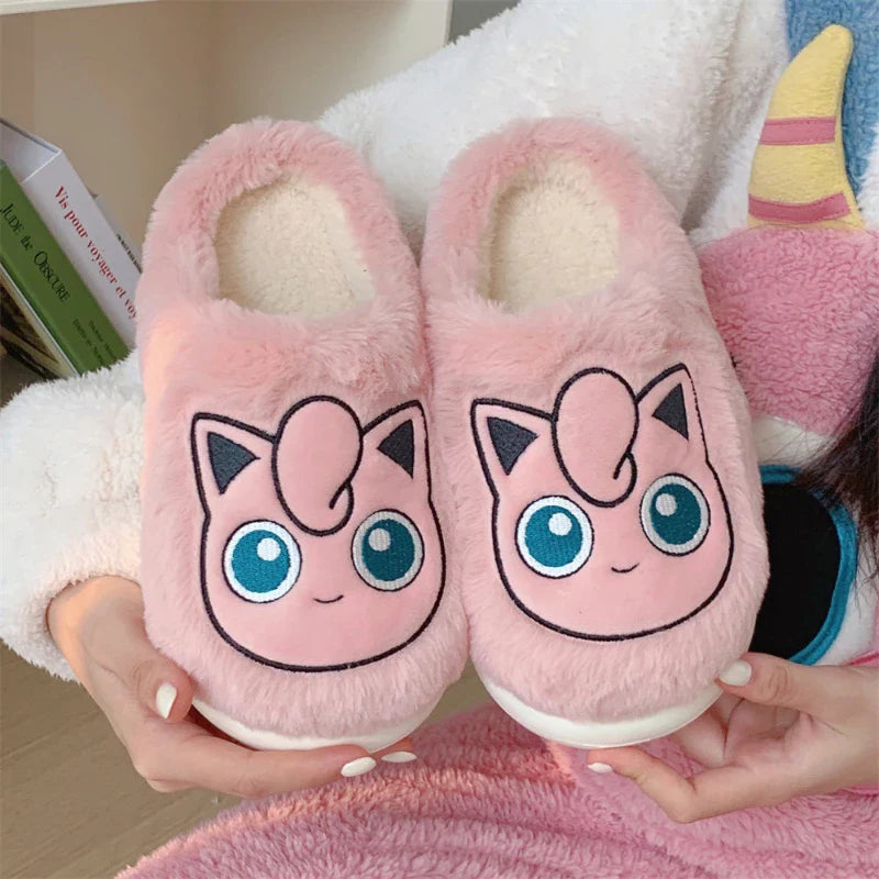 Cozy Pokémon Plush Slippers