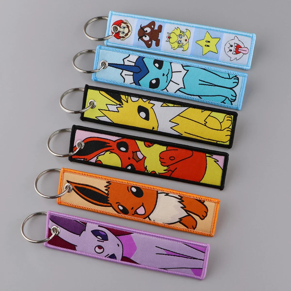 Pokémon Embroidered Keychains