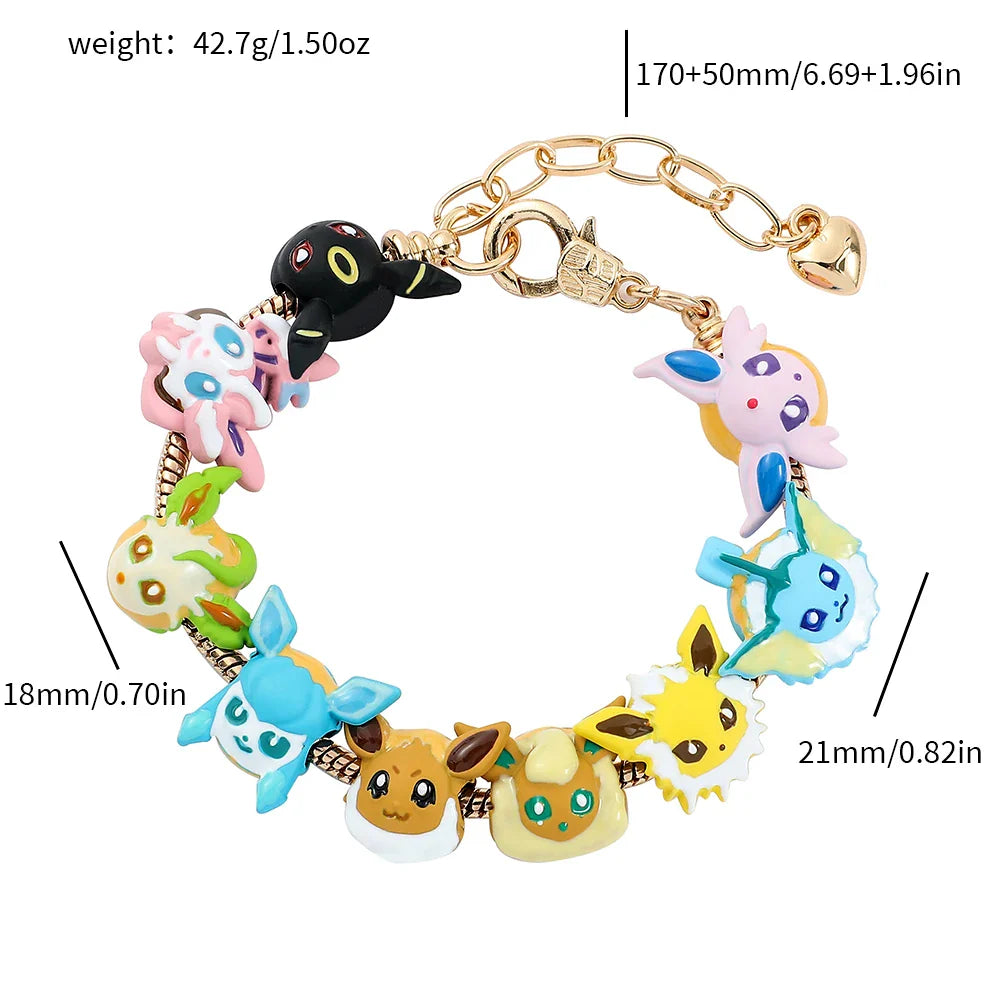 Pokémon Eevee Evolution Cute Bracelet