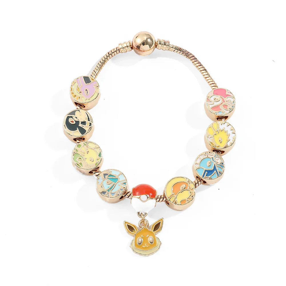 Pokemon Eevee Evolution Charm Bracelet