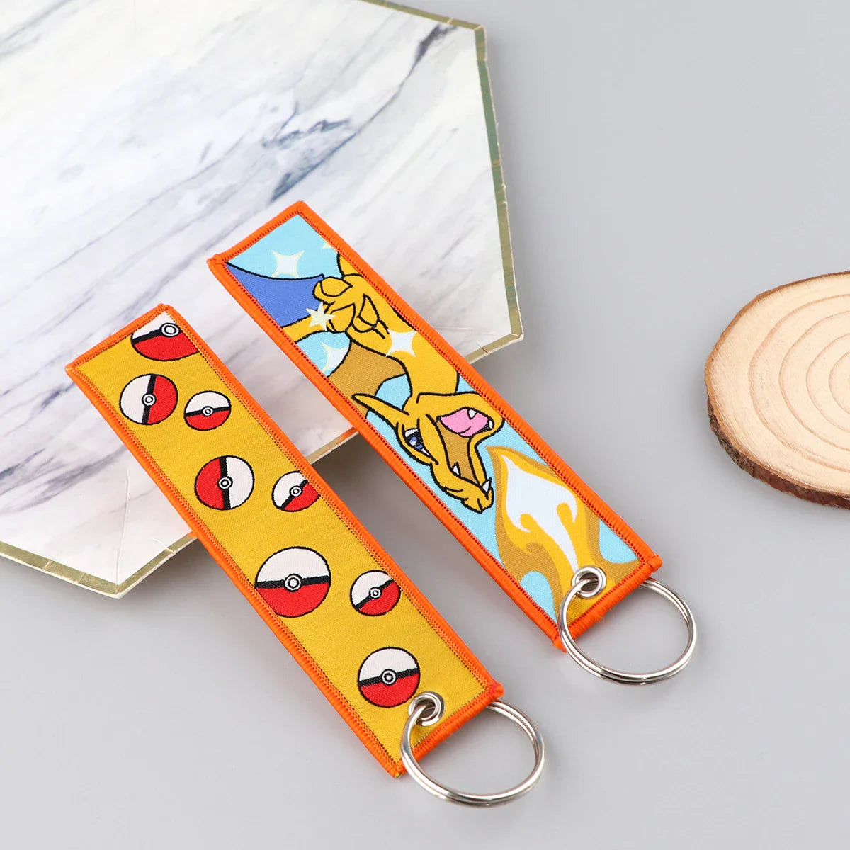 Pokémon Embroidered Keychains