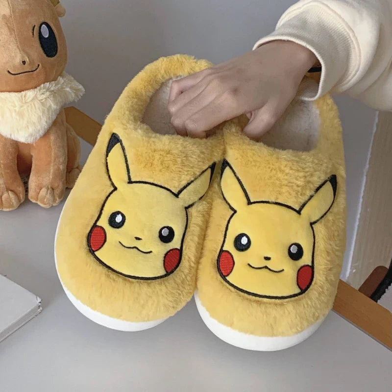 Cozy Pokémon Plush Slippers