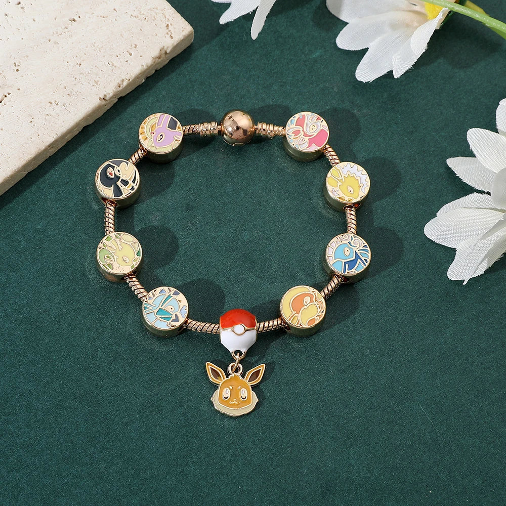 Pokemon Eevee Evolution Charm Bracelet