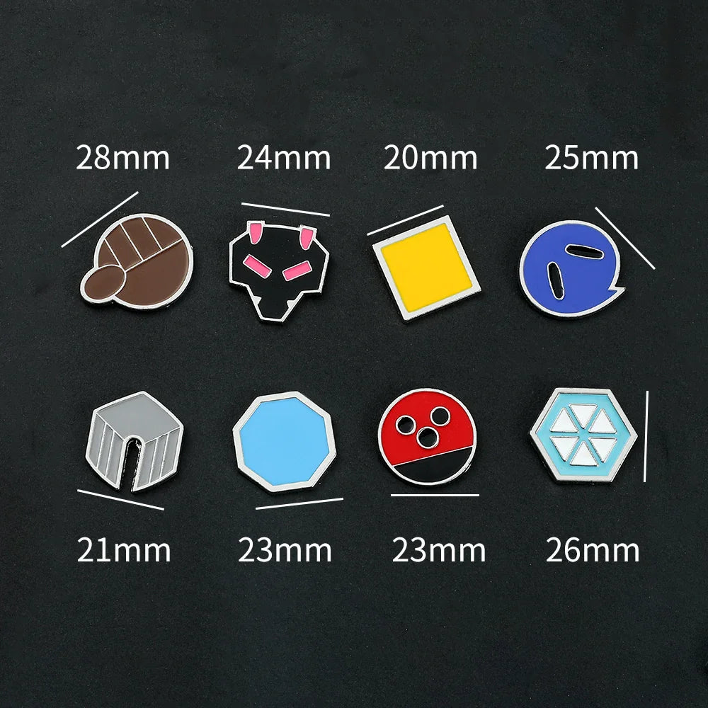 Pokémon Gym Badge Set