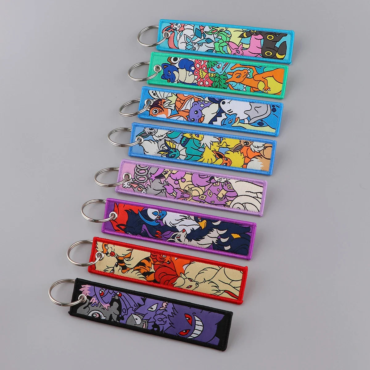 Pokémon Embroidered Keychains