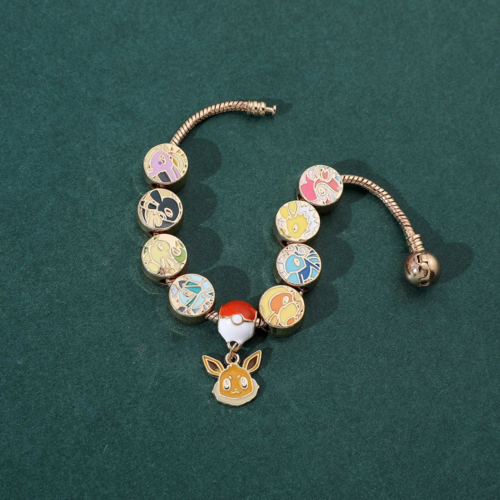 Pokemon Eevee Evolution Charm Bracelet