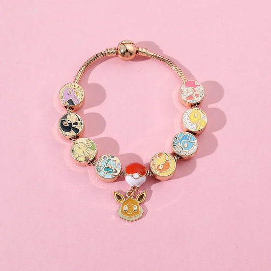 Pokemon Eevee Evolution Charm Bracelet