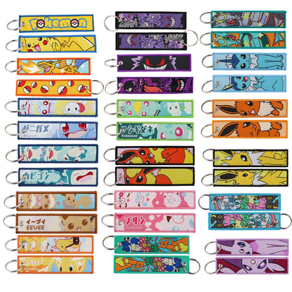 Pokémon Embroidered Keychains