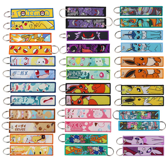 Pokémon Embroidered Keychains