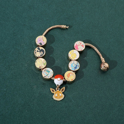 Pokemon Eevee Evolution Charm Bracelet
